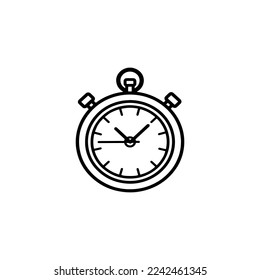 vectores vintage de línea de icono de reloj