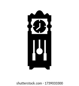 vintage clock icon or logo isolated sign symbol vector illustration - high quality black style vector icons
