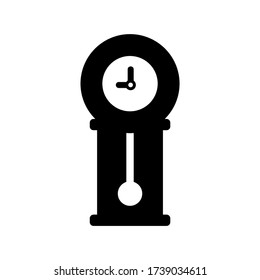 vintage clock icon or logo isolated sign symbol vector illustration - high quality black style vector icons

