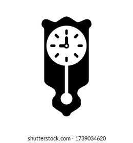 vintage clock icon or logo isolated sign symbol vector illustration - high quality black style vector icons
