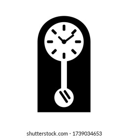 vintage clock icon or logo isolated sign symbol vector illustration - high quality black style vector icons
