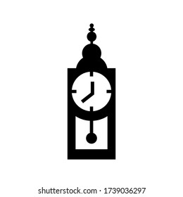 vintage clock icon or logo isolated sign symbol vector illustration - high quality black style vector icons
