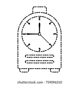 Vintage clock isolated icon vector illustration graphic design