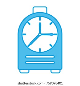 Vintage clock isolated icon vector illustration graphic design