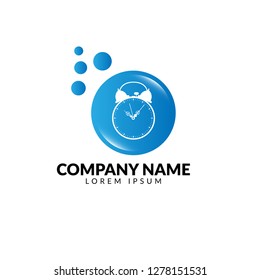 vintage clock logo concept. Designed for your web site design, logo, app, UI