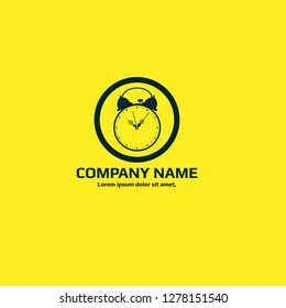 vintage clock logo concept. Designed for your web site design, logo, app, UI