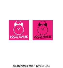vintage clock logo concept. Designed for your web site design, logo, app, UI