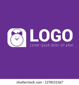 vintage clock logo concept. Designed for your web site design, logo, app, UI