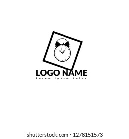 vintage clock logo concept. Designed for your web site design, logo, app, UI
