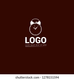 vintage clock logo concept. Designed for your web site design, logo, app, UI