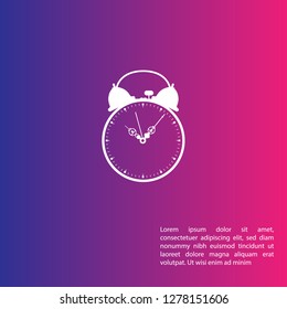 vintage clock logo concept. Designed for your web site design, logo, app, UI