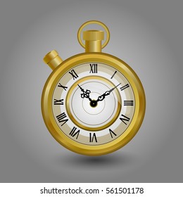 Vintage clock vector