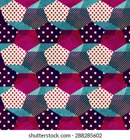 vintage cloth seamless pattern 