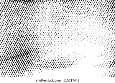 Vintage cloth texture black and white vector illustration. Rough retro background. Vectorized textile texture. Scalable texture of jeans cloth. Fashion texture. Grungy textile closeup backdrop image