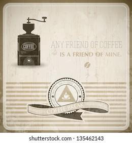 Vintage Coffee Background