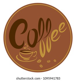 Vintage coffee background, Vector Illustration