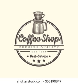Vintage Coffee Badge / Logo