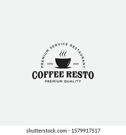 Vintage coffee badges and labels - vector