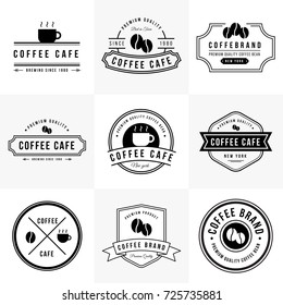 Vintage Coffee Cafe Logo Collection