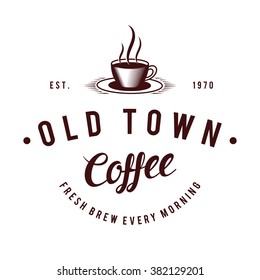 Vintage Coffee logo badges