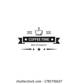 Vintage coffee logo template vector icon design