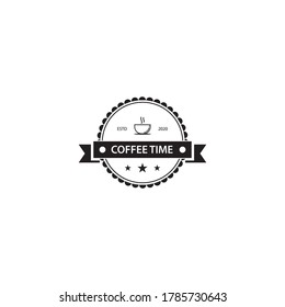 Vintage coffee logo template vector icon design