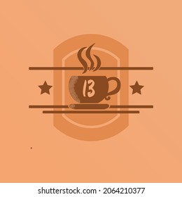 Diseño vectorial del logotipo del café de época adecuado para múltiples usos