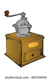 Vintage coffee mill