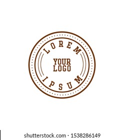 Vintage Coffee Shop Logo Design Template Stock Vector