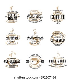 Vintage Coffee Shop Logo Design