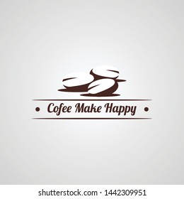 Vintage Coffee shop logo vector illustration. Espresso coffee icon symbol