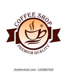 Vintage Coffee Shop Logos Vector Stock Vector (Royalty Free) 1242867103 ...