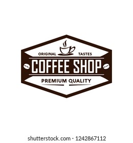 Vintage coffee shop logos Vector