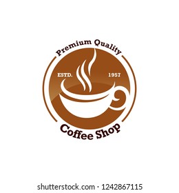 Vintage coffee shop logos Vector