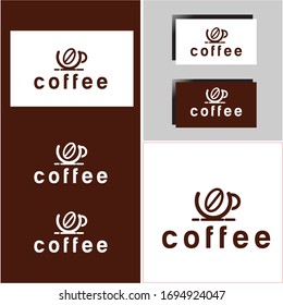 vintage coffee vector logo design