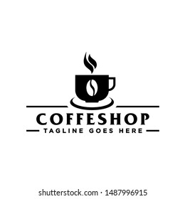 Vintage Coffle Logo Design Template