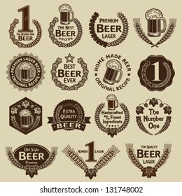 Vintage Collection of Beer Seals & Marks