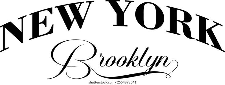 Vintage college style new york, brooklyn City slogan print, Vintage typography college varsity New York state Brooklyn city, Urban college typography street art.eps8