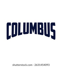 Vintage college varsity ohio state columbus city slogan emblem print with grunge effect for graphic tee t shirt or sweatshirt - Vector
