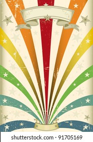 Vintage Color. A Vintage Carnival Poster For Your Parade