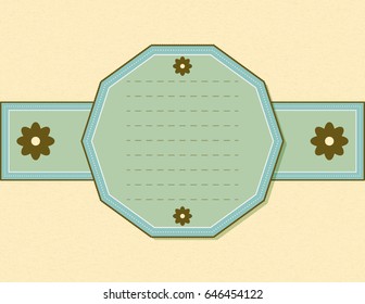 vintage color frame background that can be used to add your own type