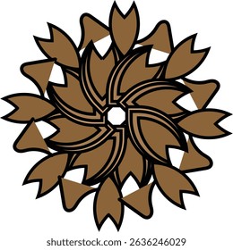 vintage color  luxury mandala design