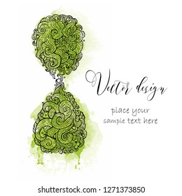 Vintage color pattern hourglass on a white background. vector illustrations