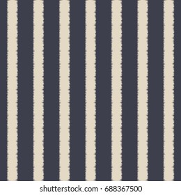 vintage color style ikat asian traditional fabric stripe seamless pattern, vector
