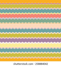 Vintage colorful chevron pattern for eggs easter day vector design