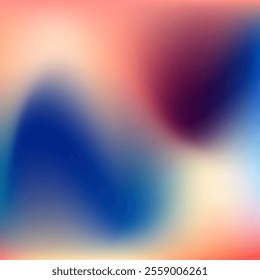 vintage colorful mesh gradient background with liquid pattern