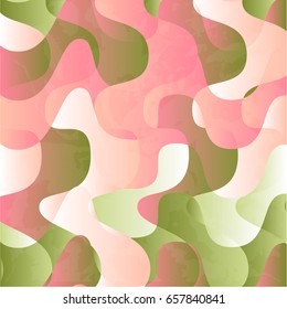 Vintage colorful wave background pattern