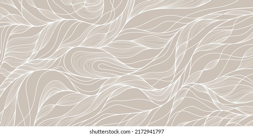 Vintage coloring linear abstract backgrounds. Smooth waves of thin lines of gentle color. Great for printing, posters, flyers, packaging, invitations, postcards, textile designs and other accessories.