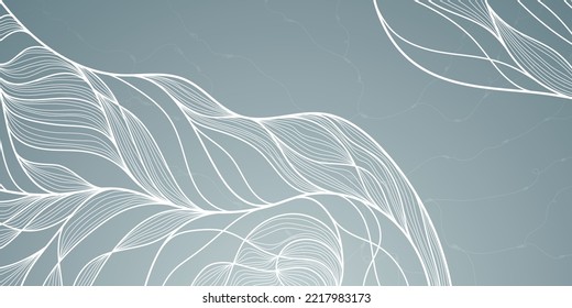 Vintage coloring linear abstract backgrounds. Smooth waves of thin lines of gentle color. Great for printing, posters, flyers, packaging, invitations, postcards, textile designs and other accessories.