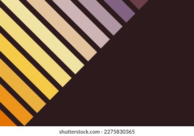 Banner de fondo de rayas de degradado de colores antiguos. Ilustración vectorial.